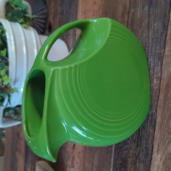 Fiesta Other - Vintage Kelly Green Fiesta Homer Laughlin Pitcher MCM